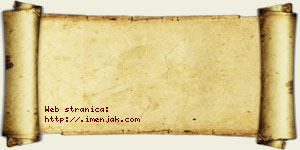 Anita Sudimac vizit kartica